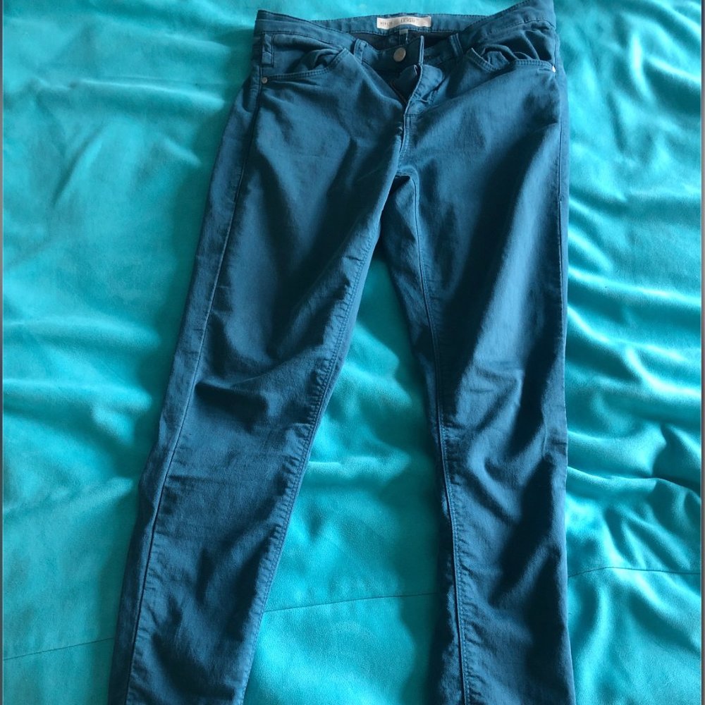 Blue-Green Leigh Skinny Jeans W28 L36